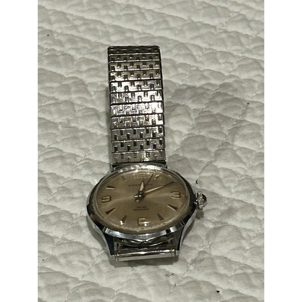 VINTAGE CARAVELLE  STAINLESS STEEL N2 1972 Men's Self Winding WATCH‎